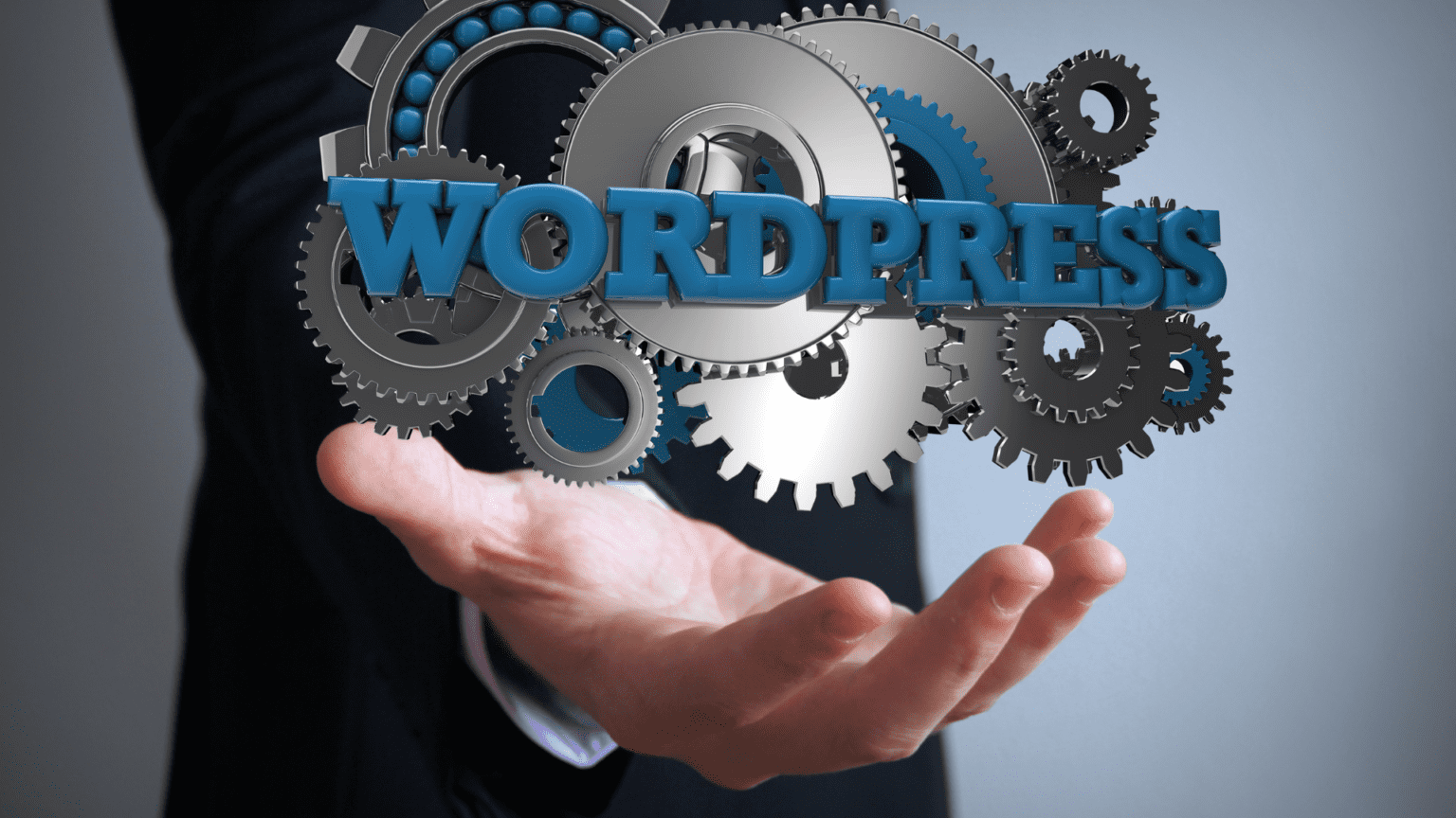Benutzeroberfläche von WordPress und einem anderen Website-Baukasten nebeneinander: WordPress mit einem Texteditor und Widgets, der Website-Baukasten mit einem Drag-and-Drop-Interface.