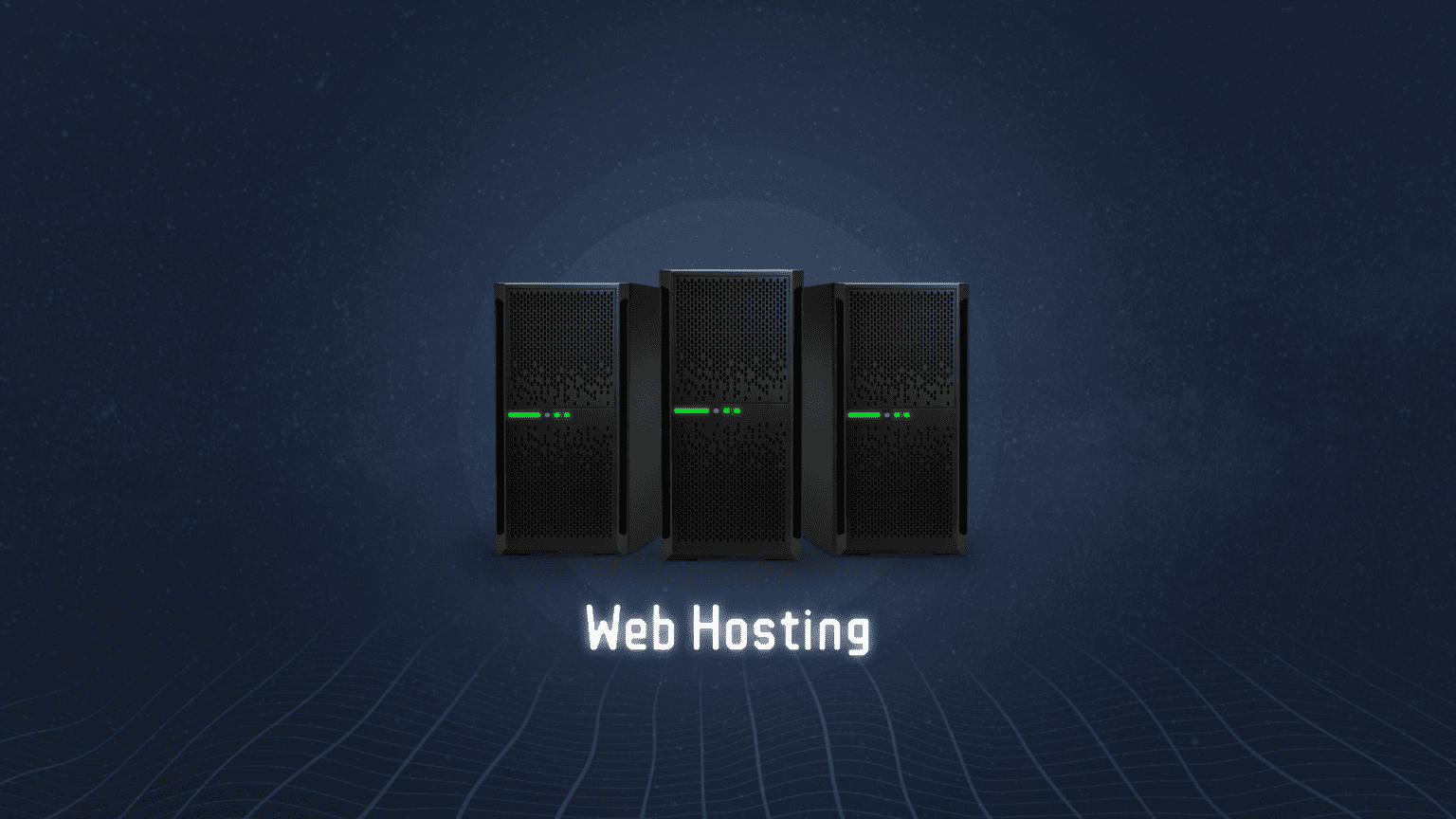 Server und Datenzentrum für Web Hosting.